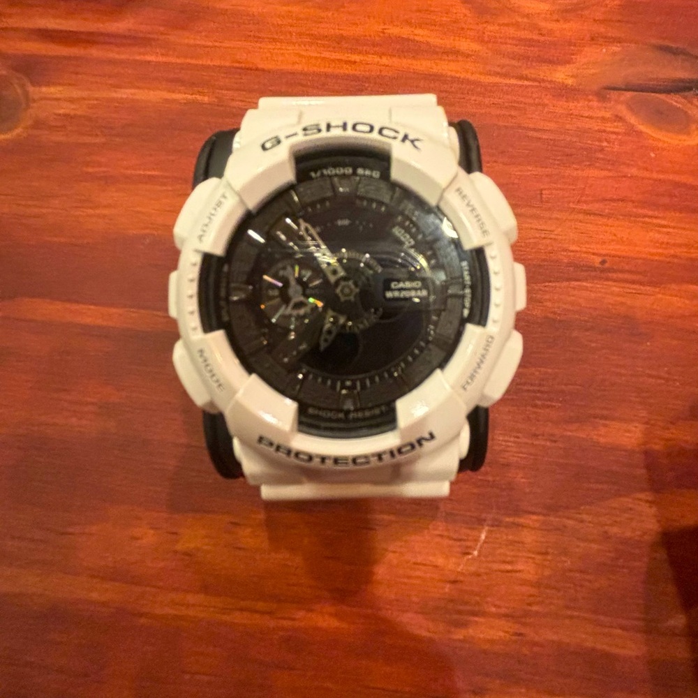 CASIO G-SHOCK Watch Quartz GA-110GW-7A WhitexBlack